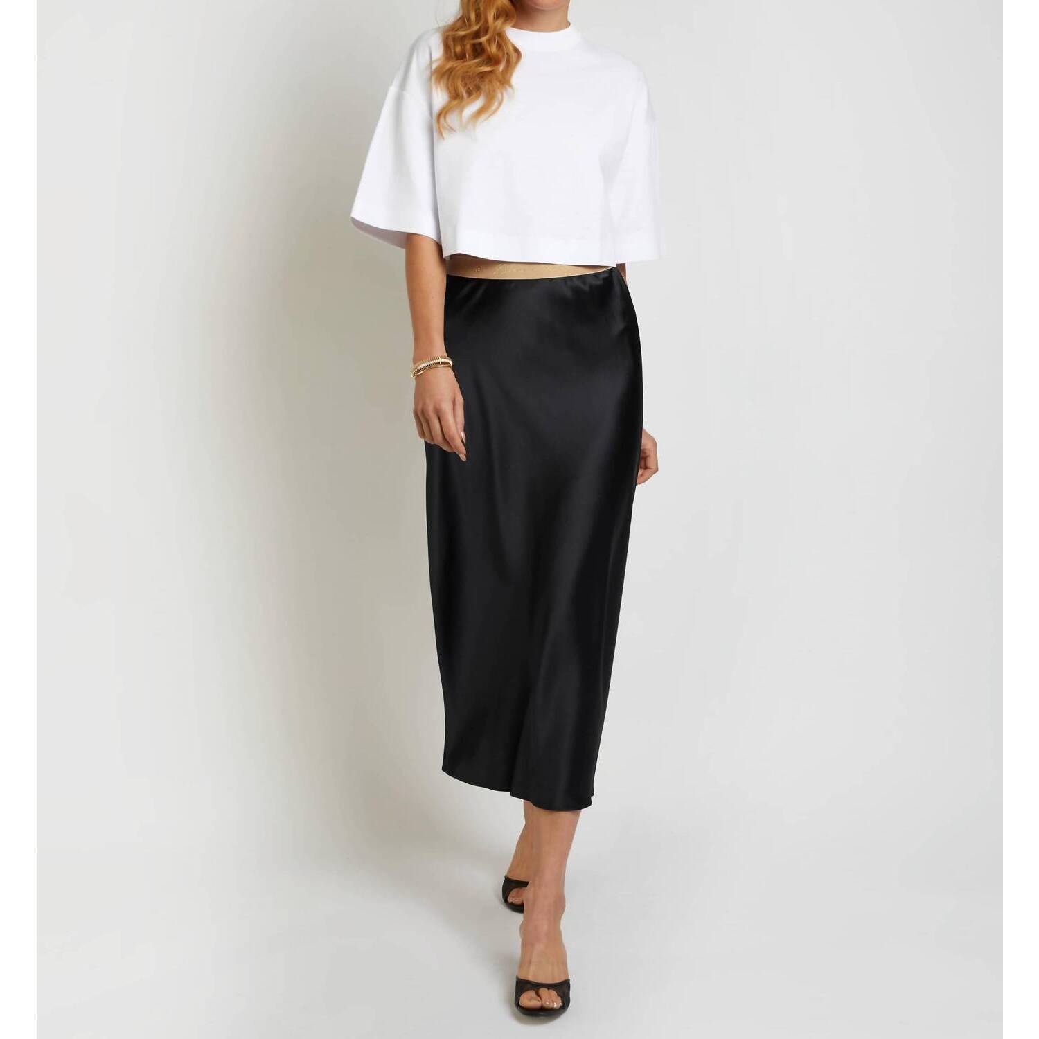 New Joyce Met Rachie Maxou Skirt In Sand / Black